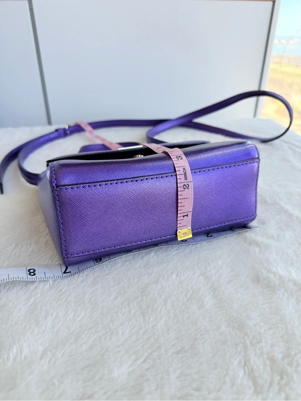 Kate Spade Laurel Way Purple Leather Small Purse